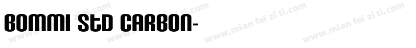 Bommi Std Carbon字体转换